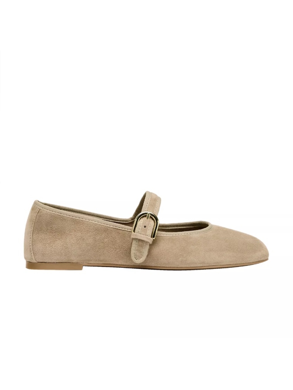 NWT Zara suede ballet flat size 38